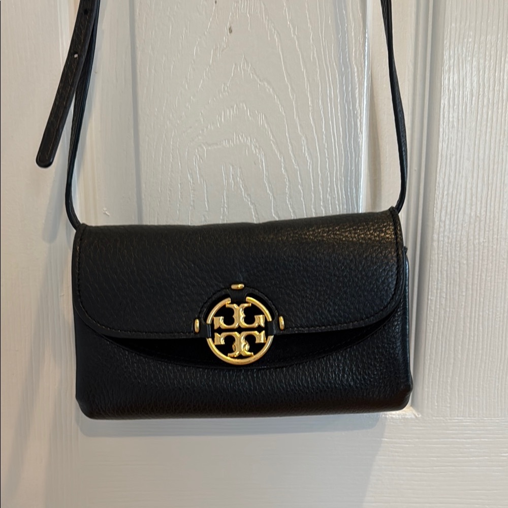 Tory Burch Black Leather Crossbody Bag